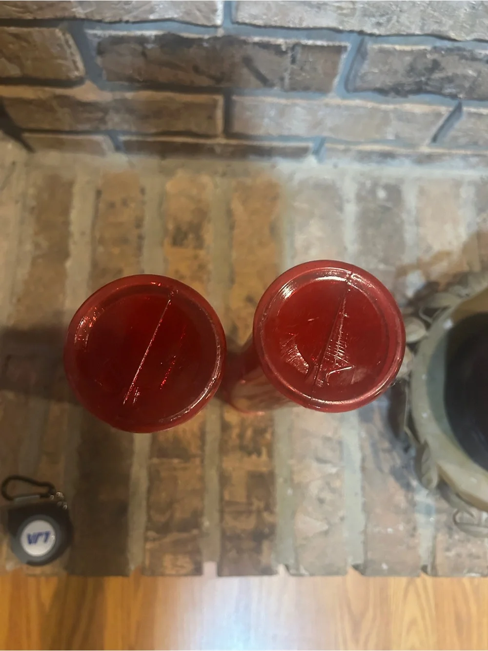 Pineapple Willy’s PCB Red Tall Plastic Tumbler attitube. Plastic pair